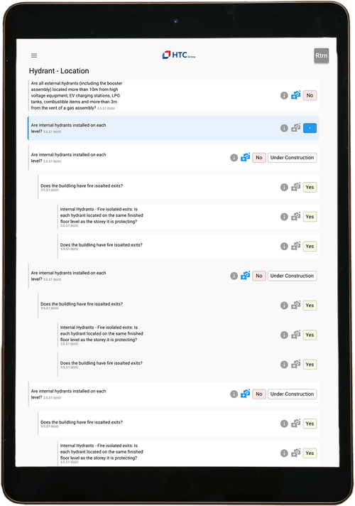 Tablet app after